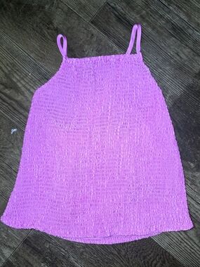 a new day Pink Smocked Cami Tank Top